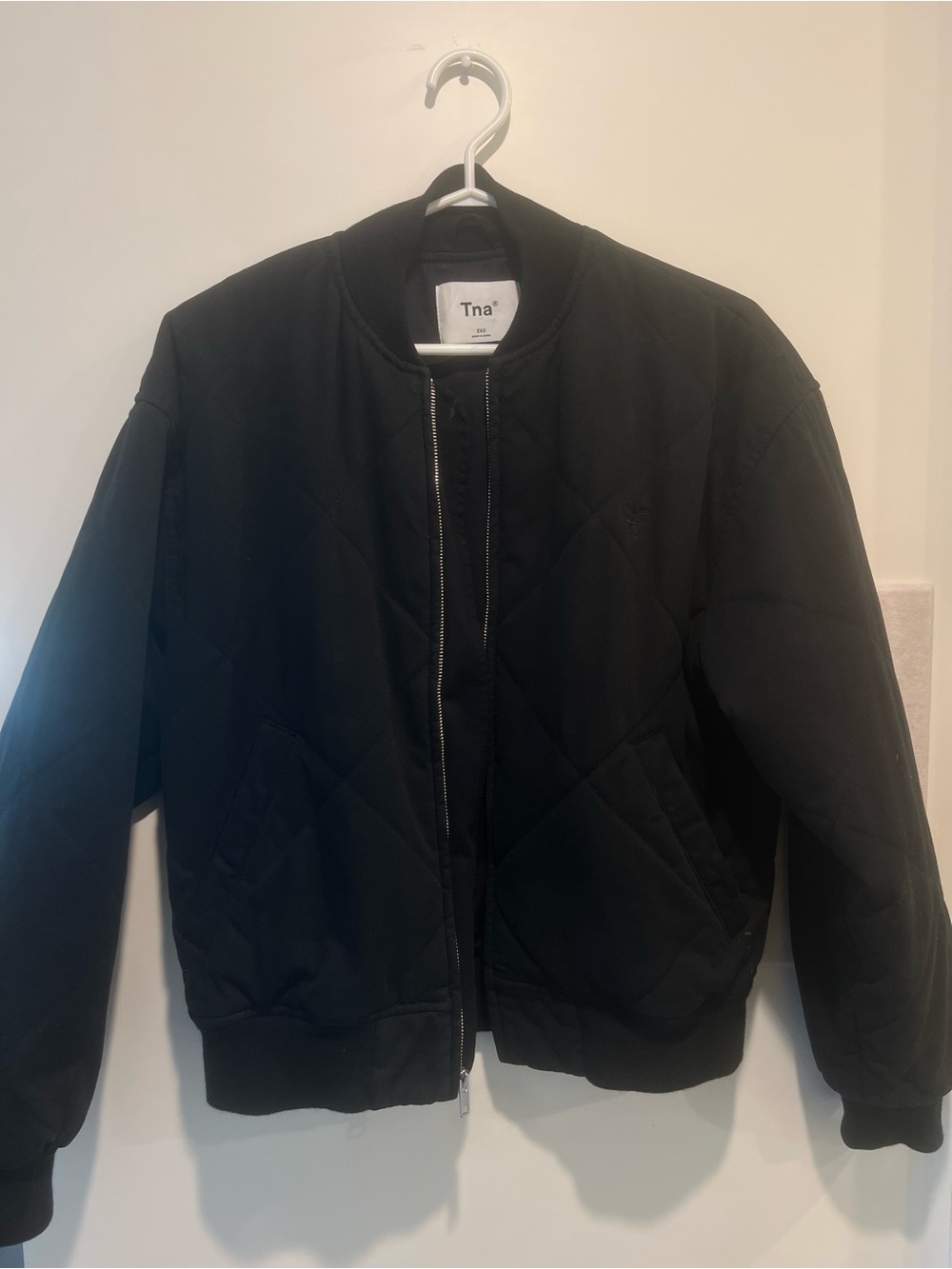 Tna Quilted Bomber Jacket - Black